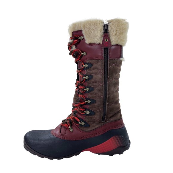 Merrell Winterbelle Peak Waterproof Insulated Boots Women Size 11 Mahogany - Picture 5 of 9